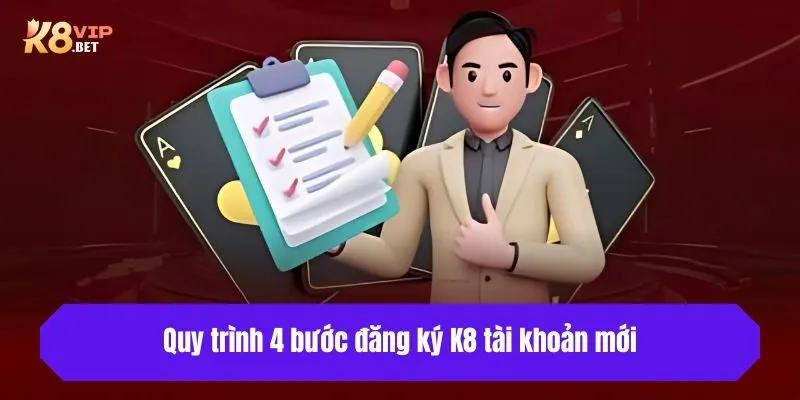 Quy trình 4 bước đăng ký tài khoản mới